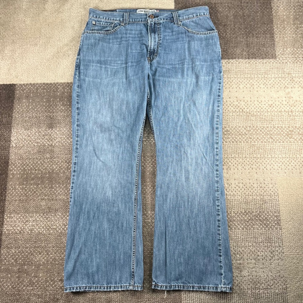 Y2K Levis 527 Low Boot‎ Cut Jeans Mens 36X30 Blue Denim Medium Wash Pants